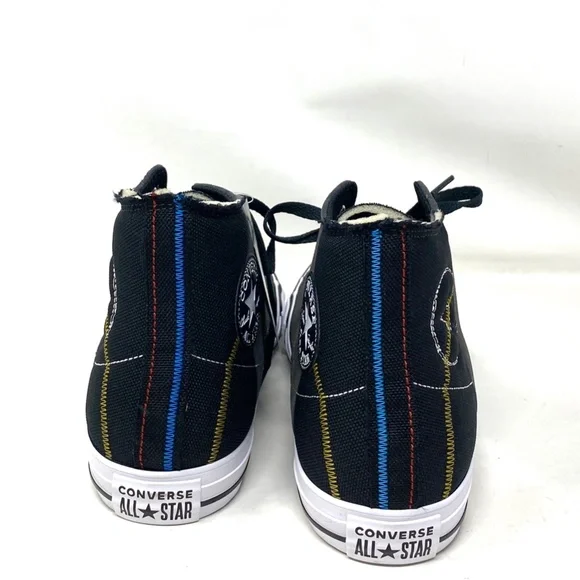 Converse Ctas High Top Shoes Storm Black Men’s Size Suede Sneakers Skate 173106C - Picture 6 of 9